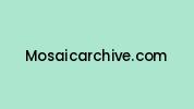 Mosaicarchive.com Coupon Codes