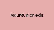 Mountunion.edu Coupon Codes