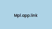 Mpl.app.link Coupon Codes