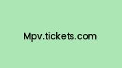 Mpv.tickets.com Coupon Codes
