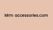 Mrm-accessories.com Coupon Codes