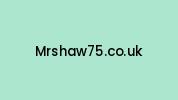Mrshaw75.co.uk Coupon Codes