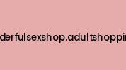 Mrwonderfulsexshop.adultshopping.com Coupon Codes
