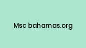Msc-bahamas.org Coupon Codes