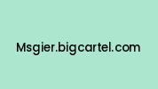 Msgier.bigcartel.com Coupon Codes