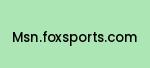 msn.foxsports.com Coupon Codes