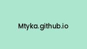 Mtyka.github.io Coupon Codes