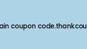 My-domain-coupon-code.thankcoupon.com Coupon Codes