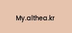 my.althea.kr Coupon Codes