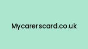Mycarerscard.co.uk Coupon Codes