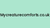 Mycreaturecomforts.co.uk Coupon Codes