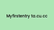 Myfirstentry-ta.cu.cc Coupon Codes