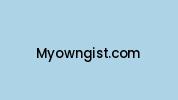 Myowngist.com Coupon Codes