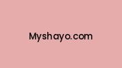 Myshayo.com Coupon Codes