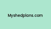Myshedplans.com Coupon Codes