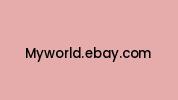Myworld.ebay.com Coupon Codes