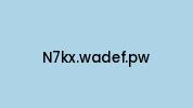 N7kx.wadef.pw Coupon Codes