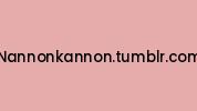 Nannonkannon.tumblr.com Coupon Codes