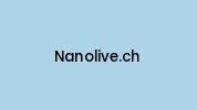 Nanolive.ch Coupon Codes