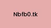 Nbfb0.tk Coupon Codes