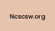 Ncscsw.org Coupon Codes