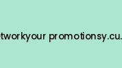 Networkyour-promotionsy.cu.cc Coupon Codes