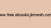 New-free-ebooks.jkmesh.com Coupon Codes