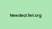 Newdeal.feri.org Coupon Codes