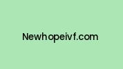 Newhopeivf.com Coupon Codes