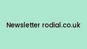 Newsletter-rodial.co.uk Coupon Codes