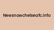 Newsnowchelseafc.info Coupon Codes
