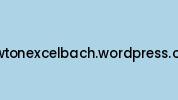 Newtonexcelbach.wordpress.com Coupon Codes