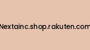 Nextainc.shop.rakuten.com Coupon Codes
