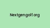 Nextgengolf.org Coupon Codes