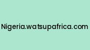 Nigeria.watsupafrica.com Coupon Codes