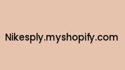 Nikesply.myshopify.com Coupon Codes