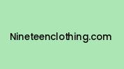 Nineteenclothing.com Coupon Codes