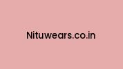 Nituwears.co.in Coupon Codes