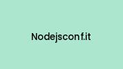 Nodejsconf.it Coupon Codes