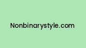 Nonbinarystyle.com Coupon Codes