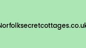 Norfolksecretcottages.co.uk Coupon Codes