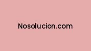 Nosolucion.com Coupon Codes