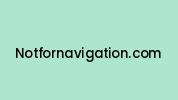 Notfornavigation.com Coupon Codes