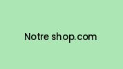 Notre-shop.com Coupon Codes