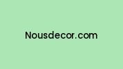 Nousdecor.com Coupon Codes