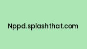 Nppd.splashthat.com Coupon Codes