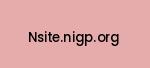nsite.nigp.org Coupon Codes