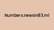 Numbers.newsin83.ml Coupon Codes