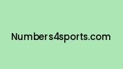 Numbers4sports.com Coupon Codes