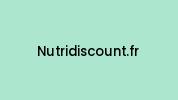 Nutridiscount.fr Coupon Codes